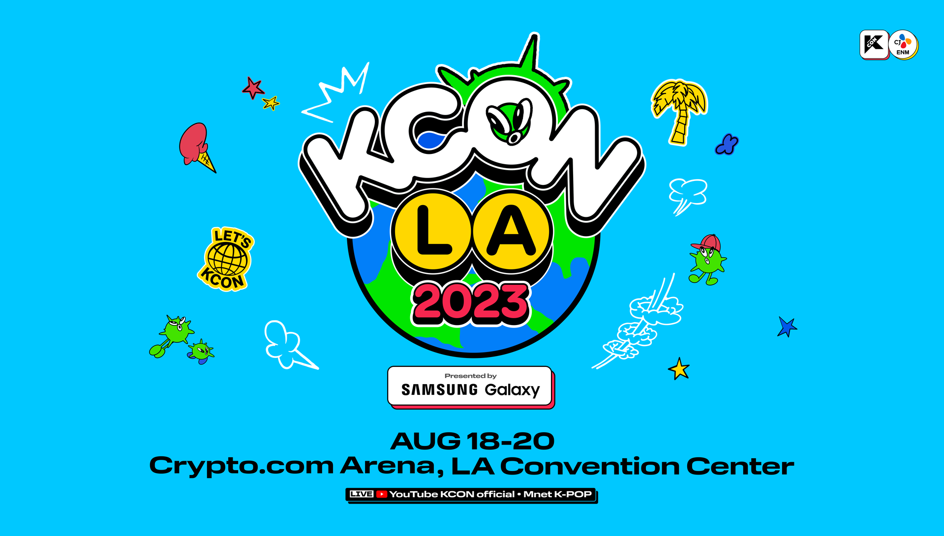 KCON LA 2023 AUG 18-20 Crypto.com Arena - LA Convention Center