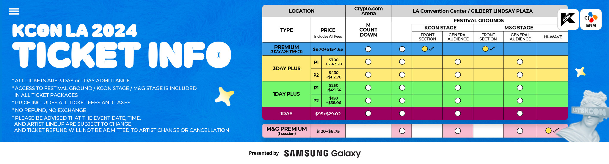 Ticket Information